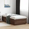 Image de Cadre De Lit Sans Matelas Chêne Marron 90x200 Cm Vidaxl