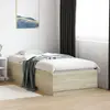 Image de Cadre De Lit Sans Matelas Chêne Sonoma 90x190 Cm Vidaxl