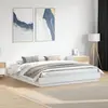 Image de Cadre De Lit Avec Led Sans Matelas Blanc 200x200 Cm Vidaxl