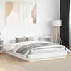 Image de vidaXL Cadre de lit avec LED sans matelas blanc 150x200 cm 3209786