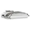 Image de Vidaxl cadre de lit sans matelas blanc 135x190 cm