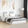 Image de vidaXL Cadre de lit sans matelas blanc 150x200 cm 3209912