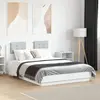Image de Cadre De Lit Sans Matelas Blanc 135x190 Cm Vidaxl