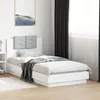 Image de vidaXL Cadre de Lit avec Tête de Lit Sommier à Lattes Lit Simple Lit Adulte de Chambre à Coucher Intérieur Moderne 3209968