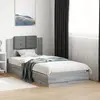 Image de Cadre De Lit Sans Matelas Sonoma Gris 90x190 Cm Vidaxl