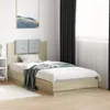 Image de Cadre De Lit Sans Matelas Chêne Sonoma 75x190 Cm Vidaxl