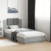 Image de Cadre De Lit Sans Matelas Gris Béton 75x190 Cm Vidaxl