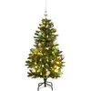 Image de Sapin De Noël Artificiel Articulé 150 Led Et Boules 150 Cm Vidaxl