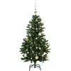 Image de Vidaxl sapin artificiel articulé 150 led et boules 150 cm