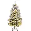 Image de Sapin De Noël Artificiel Articulé 150 Led Et Boules 120 Cm Vidaxl