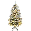 Image de Sapin De Noël Artificiel Articulé 150 Led Et Boules 150 Cm Vidaxl