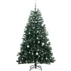 Image de Vidaxl sapin artificiel articulé 300 led et boules 240 cm