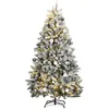 Image de vidaXL Sapin de Noël artificiel articulé 300 LED et boules 180 cm 3210174