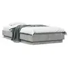 Image de Cadre De Lit Sans Matelas Avec Lumières Led Gris Béton 75x190cm Vidaxl