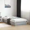 Image de Cadre De Lit Sans Matelas Sonoma Gris 90x190 Cm Vidaxl