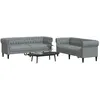 Image de vidaXL Ensemble de Canapés 2 pcs Chaise de canapé avec Accoudoirs et Dossier Meuble de Salon Salle de Séjour Moderne 3209200