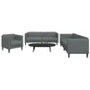 Image de vidaXL Ensemble de Canapés 3 pcs Chaise de canapé avec Accoudoirs et Dossier Meuble de Salon Salle de Séjour Moderne 3209230