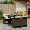 Image de vidaXL Ensemble à Manger de Jardin avec Coussins 5 pcs Table et Chaise de Terrasse Meubles de Patio Mobilier dExtérieur 3210537