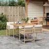 Image de vidaXL Ensemble à Manger de Jardin avec Coussins 5 pcs Table et Chaises à Dossier Rabattable Meubles dExtérieur Patio 3211444