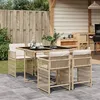 Image de vidaXL Ensemble à Manger de Jardin avec Coussins 5 pcs Table et Chaises à Dossier Rabattable Meubles dExtérieur Patio 3211618