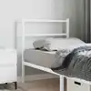 Image de Tête De Lit De Remplacement Métal Blanc 75 Cm Vidaxl