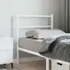 Image de Tête De Lit De Remplacement Métal Blanc 80 Cm Vidaxl