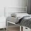 Image de Tête De Lit De Remplacement Métal Blanc 100 Cm Vidaxl