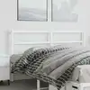 Image de Tête De Lit De Remplacement Métal Blanc 150 Cm Vidaxl