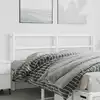 Image de Tête De Lit De Remplacement Métal Blanc 160 Cm Vidaxl