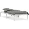 Image de Vidaxl cadre de lit métal sans matelas blanc 90x190 cm