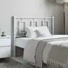 Image de Tête De Lit De Remplacement Métal Blanc 100 Cm Vidaxl