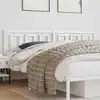 Image de Tête De Lit De Remplacement Métal Blanc 193 Cm Vidaxl