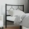 Image de Tête De Lit De Remplacement Métal Noir 75 Cm Vidaxl
