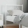 Image de Tête De Lit De Remplacement Métal Blanc 75 Cm Vidaxl