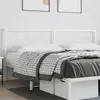 Image de Tête De Lit De Remplacement Métal Blanc 193 Cm Vidaxl