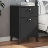 Image de vidaXL Table de Chevet Armoire de Nuit avec Tiroir et Porte Table de Téléphone Meuble de Rangement Chambre Industriel 374915