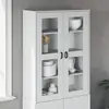 Image de Dessus Pour Buffet Viken Blanc Bois D'ingénierie Vidaxl