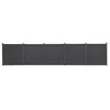 Image de vidaXL Ensemble de Panneaux de Clôture Mur de Clôture Barrière avec Poteau Bordure de Jardin Patio Terrasse Gris 872x186 3211835