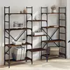Image de Bibliothèque Chêne Marron 160x28,5x136,5 Cm Bois D'ingénierie Vidaxl