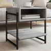 Image de Table Basse Sonoma Gris 40x40x45 Cm Bois D'ingénierie Vidaxl