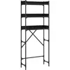 Image de Étagère De Lave-linge Noir 67x25x163 Cm Bois D'ingénierie Vidaxl