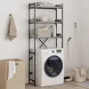Image de Étagère de lave linge sonoma gris 67x25x163 cm bois ingénierie