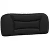 Image de Vidaxl coussin de tête de lit hvar noir 100 cm similicuir