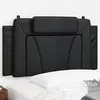 Image de Coussin De Tête De Lit Viana Noir 100 Cm Similicuir Vidaxl