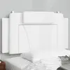 Image de Coussin De Tête De Lit Viana Blanc 100 Cm Similicuir Vidaxl