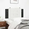 Image de Coussin De Tête De Lit Zadar Noir Et Blanc 100 Cm Similicuir Vidaxl