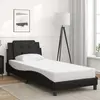Image de Cadre De Lit Sans Matelas Zadar Noir 100x200 Cm Similicuir Vidaxl