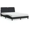 Image de vidaXL Lit avec Matelas Lit Rembourré avec Coussin de Tête de Lit Lit Double Lit Adulte de Chambre à Coucher Intérieur 3208654