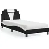 Image de vidaXL Lit avec Matelas Lit Rembourré avec Coussin de Tête de Lit Lit Simple Lit Adulte Meuble de Chambre à Coucher 3208759