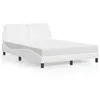 Image de vidaXL Lit avec Matelas Lit Rembourré avec Coussin de Tête de Lit Lit Double Lit Adulte Meuble de Chambre à Coucher 3208853